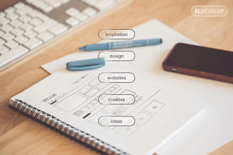 UI/UX design inspiration websites showcasing minimalism, illustration, and motion design trends — 2025.