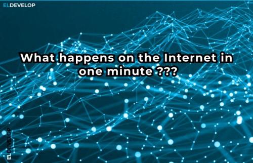 What happens on the Internet in one minute.