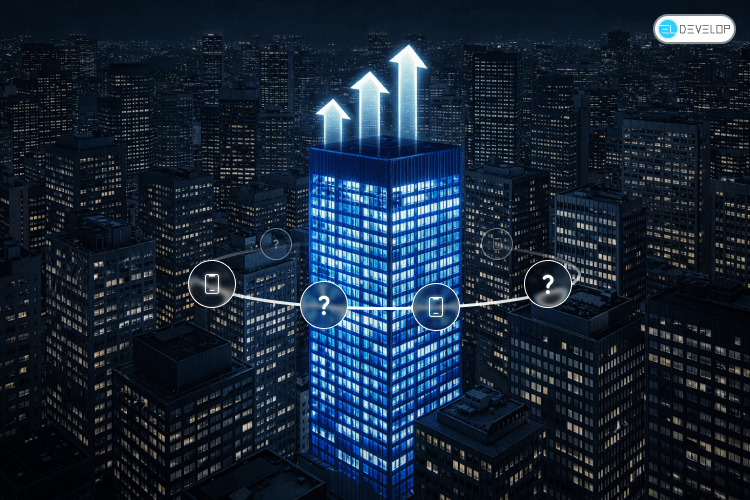 Team planning mobile app development process 