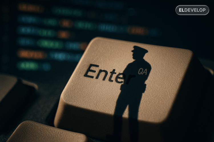 Quality Assurance team testing and reviewing a website to ensure flawless web development and user experience.