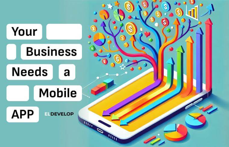 Business team collaborating with a mobile development company to create innovative apps, improve user experience, and drive growth in a mobile-first market.