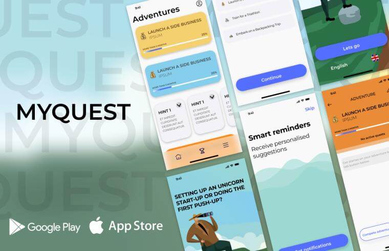 My Quest - iOS mobile app